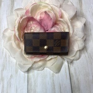 Louis Vuitton Damier Ebene 4 Key Holder